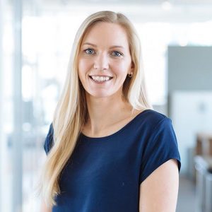 Im BMV Steelcase Team: Melanie Brandmayr
