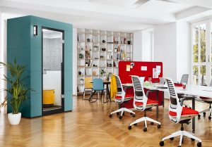 Acoustic pods von Officebricks für eine neue Arbeitswelt