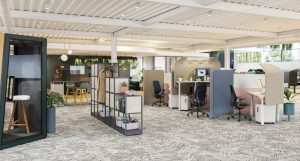Raum-in-Raum Lösungen und Office Pads von Steelcase